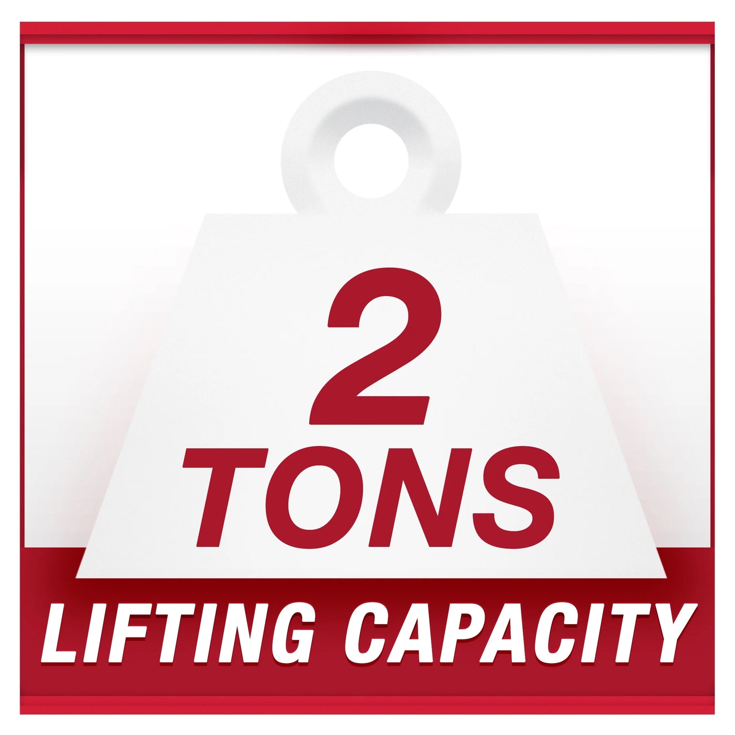 Hyper Tough T82011W Trolley Jack, 2 Ton Black and Red