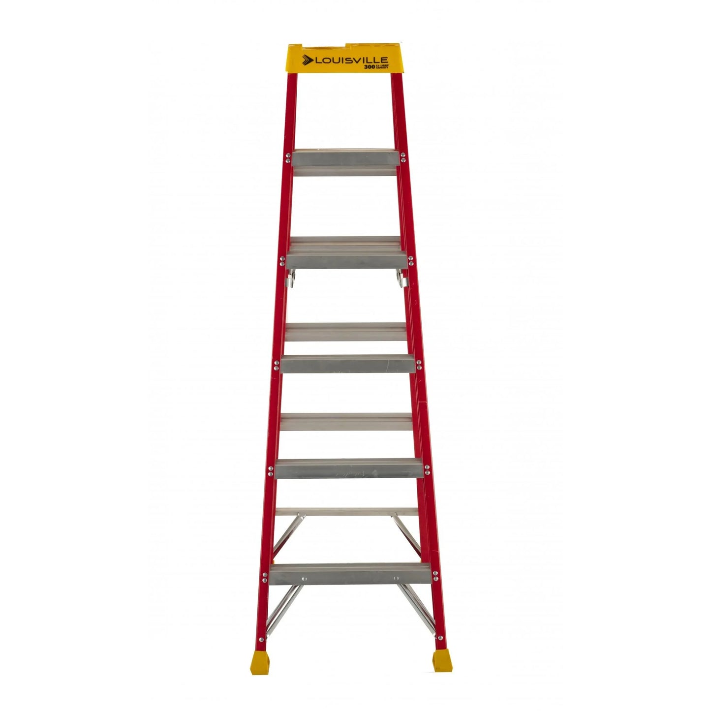 Louisville Ladder 6 Ft. Fiberglass Step Ladder with Molded Top, Type Ia, 300 Lbs. Load Capacity, L-3016-06