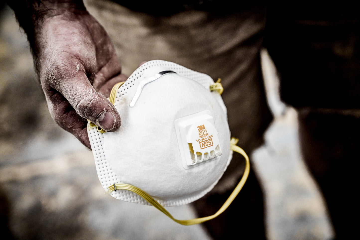 3M Cool Flow Valve Respirator 8511, N95, White, 10 Masks