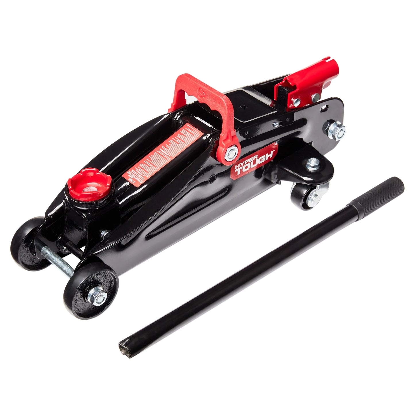 Hyper Tough T82011W Trolley Jack, 2 Ton Black and Red