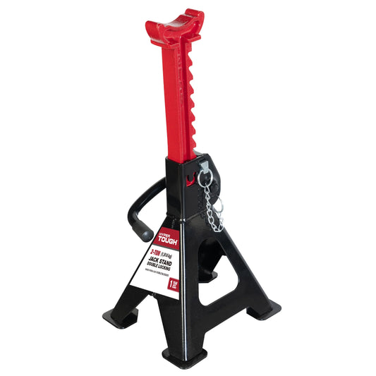 Hyper Tough T42001C 2 Ton Steel Jack Stands, Black, 1 Pair
