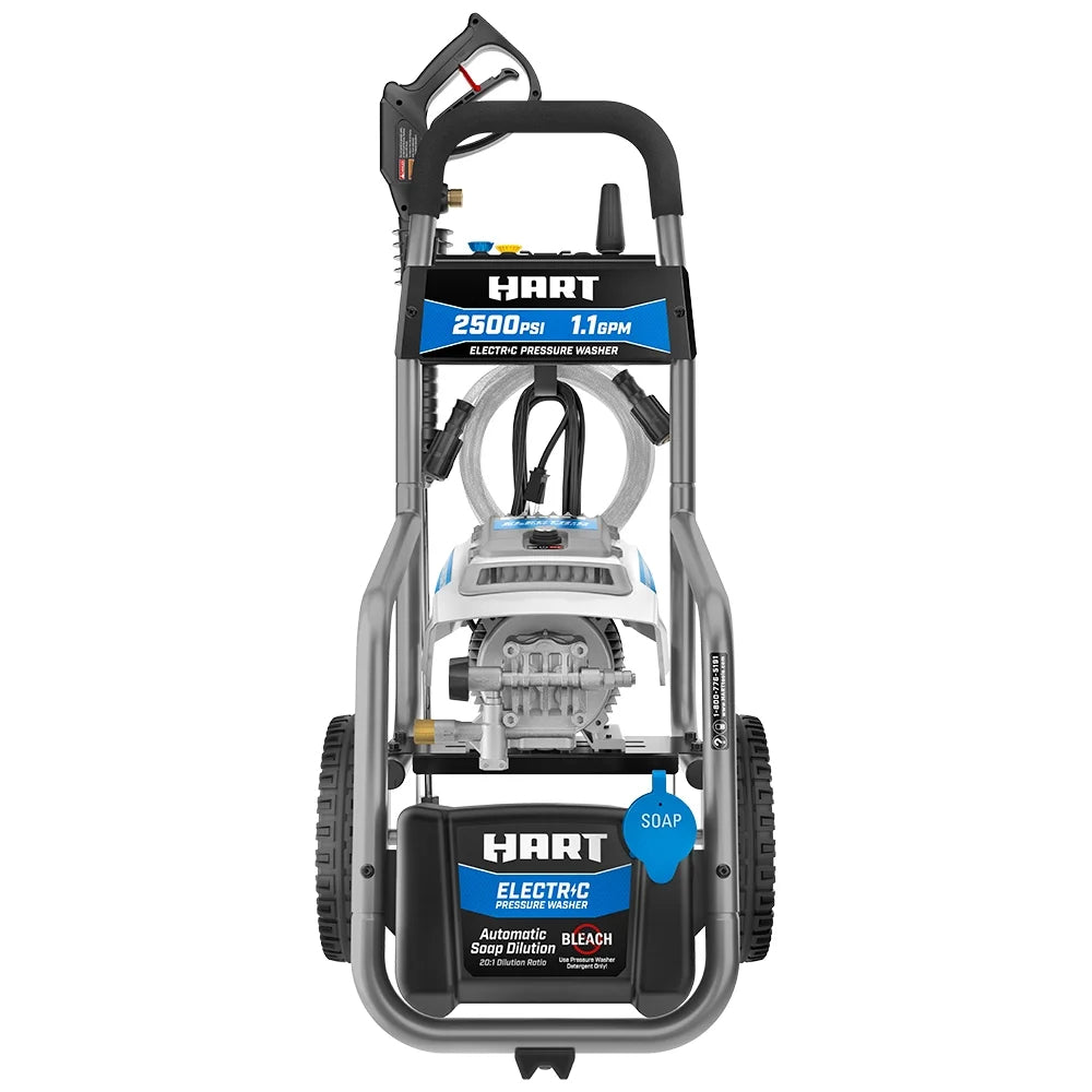 HART 2500 PSI at 1.1 GPM Brushless Electric Pressure Washer