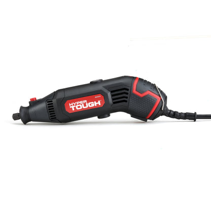 Hyper Tough 1.5 Amp Corded Rotary Tool, Variable Speed with 105 Rotary Accessories & Storage Case, New Condition, Volts 120