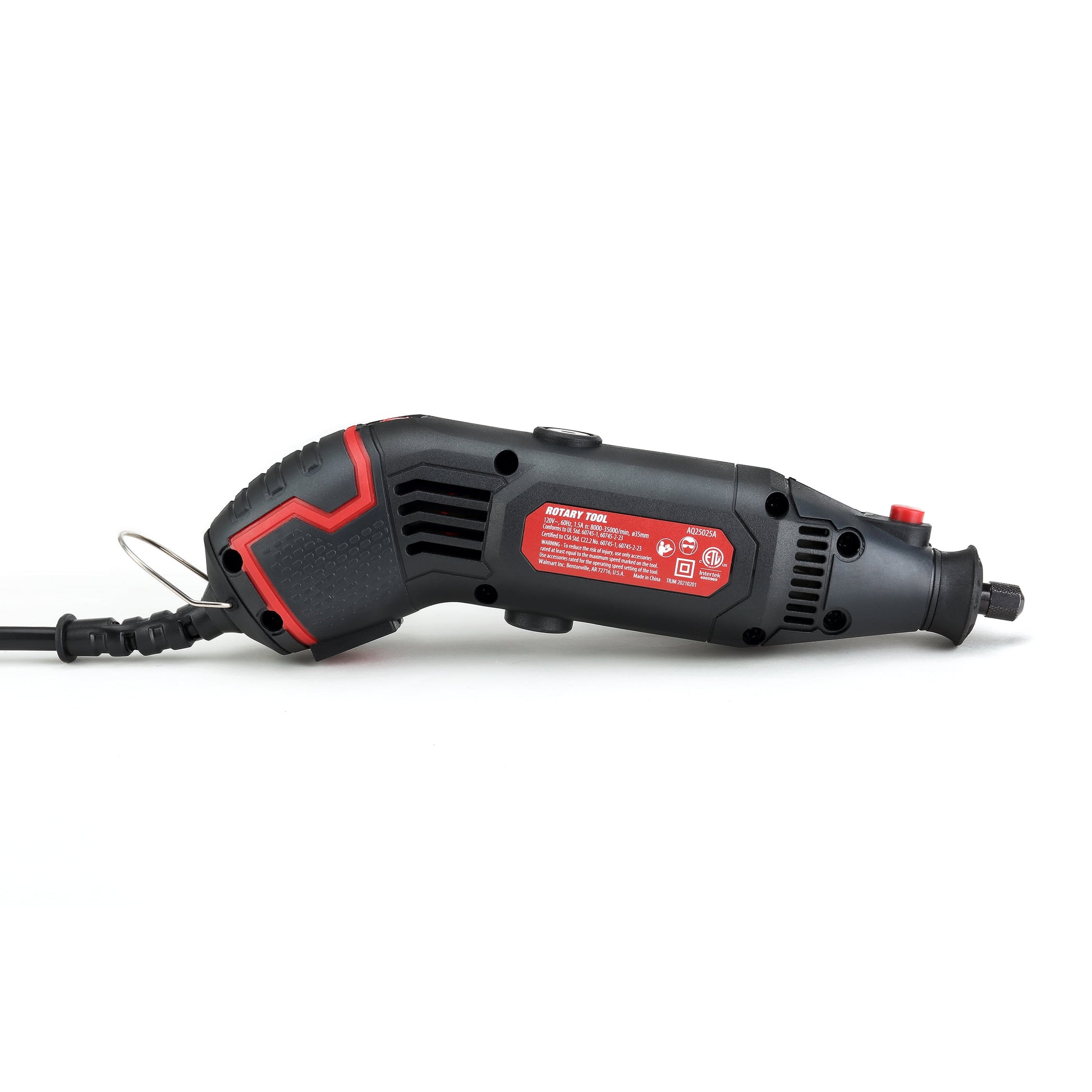 Hyper Tough 1.5 Amp Corded Rotary Tool, Variable Speed with 105 Rotary Accessories & Storage Case, New Condition, Volts 120