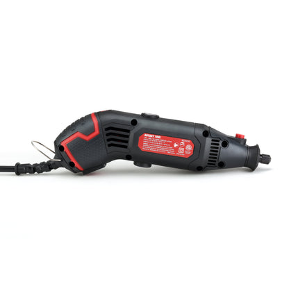 Hyper Tough 1.5 Amp Corded Rotary Tool, Variable Speed with 105 Rotary Accessories & Storage Case, New Condition, Volts 120