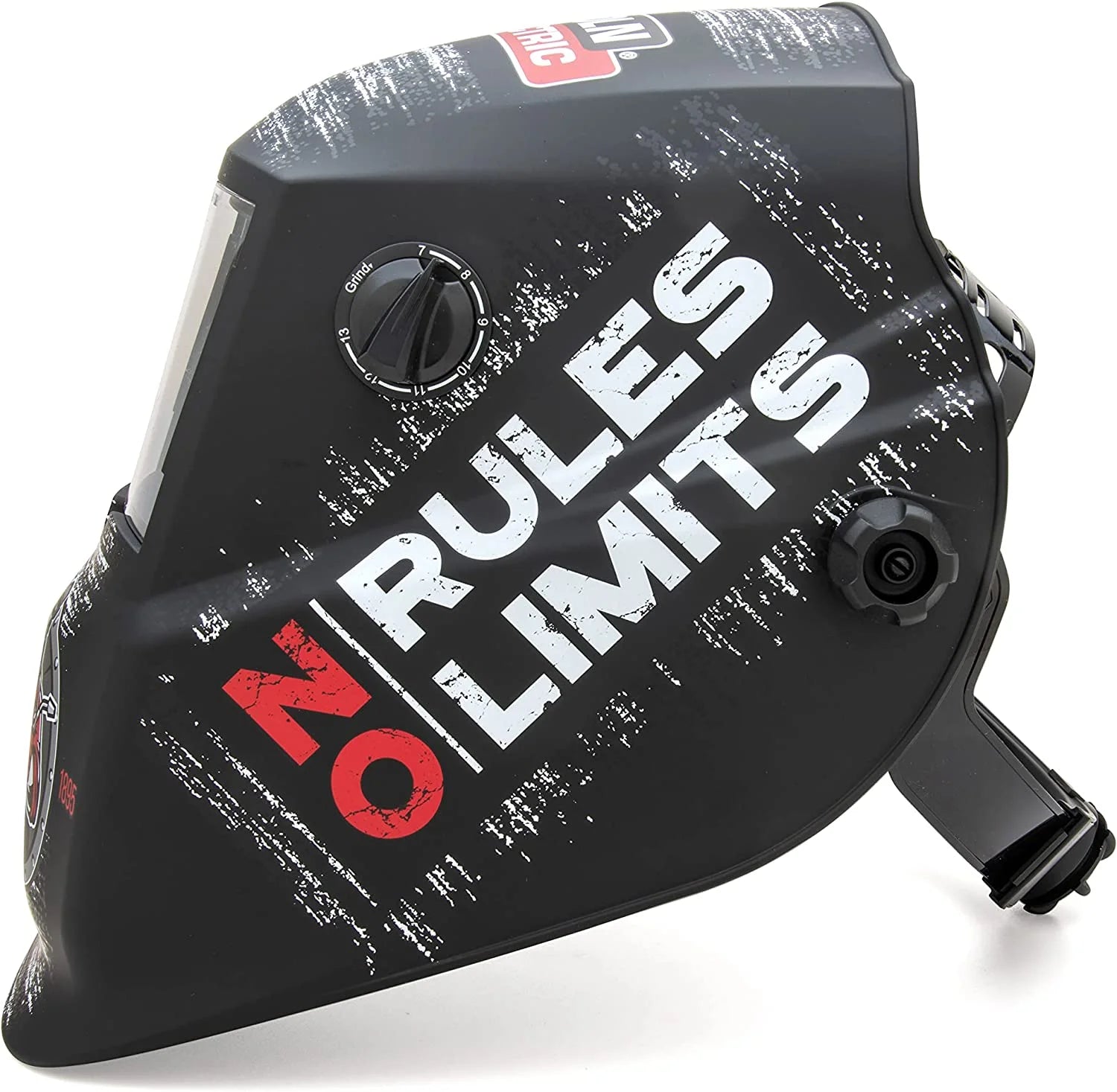 Lincoln Electric Auto-Darkening Welding Helmet with Variable Shade Lens No. 7-13 (1.73 X 3.82 In. Viewing Area) No Rules Limits Design