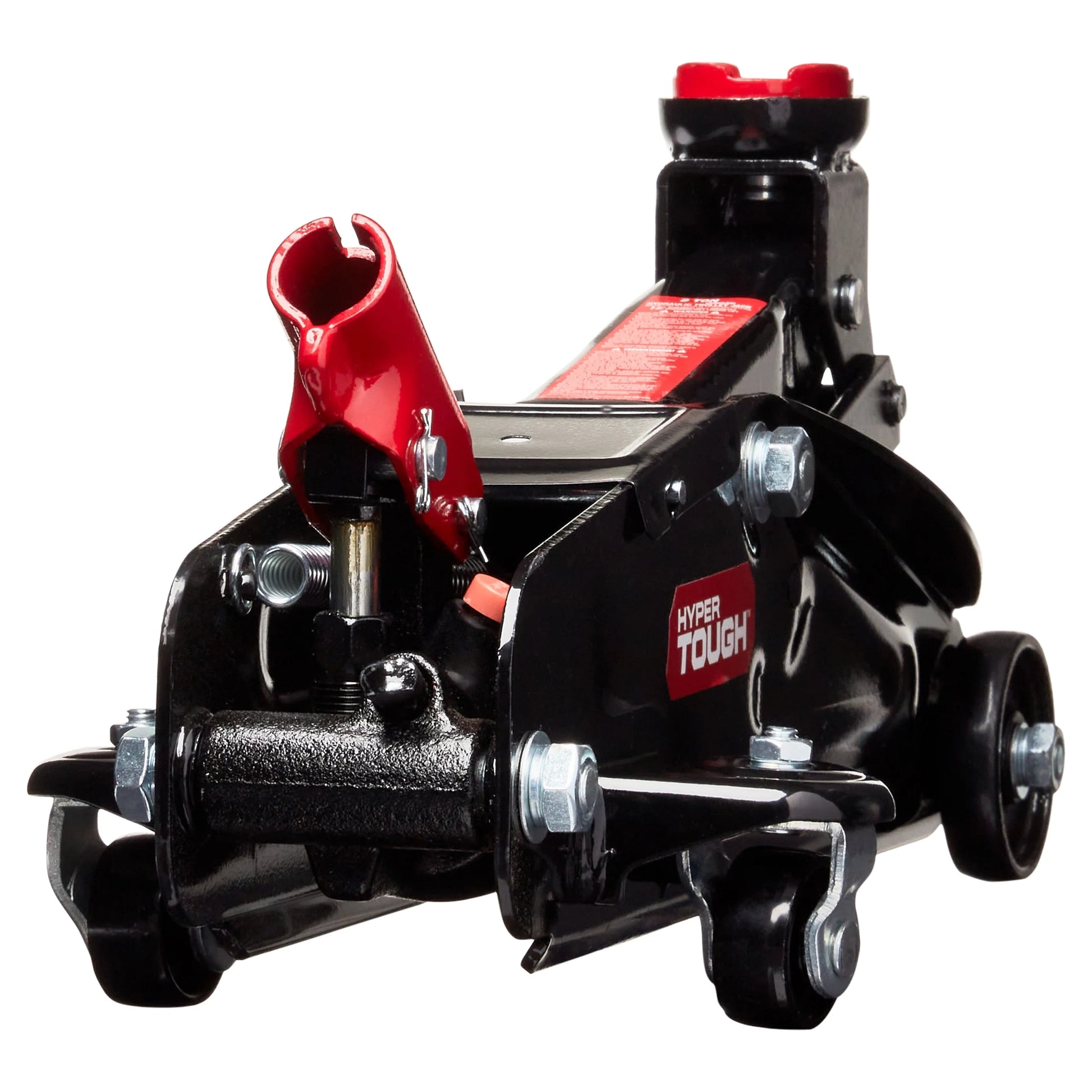 Hyper Tough T82011W Trolley Jack, 2 Ton Black and Red