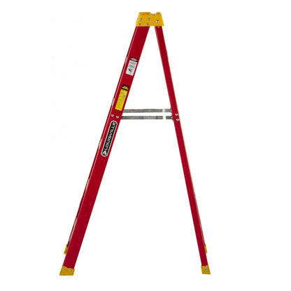 Louisville Ladder 6 Ft. Fiberglass Step Ladder with Molded Top, Type Ia, 300 Lbs. Load Capacity, L-3016-06