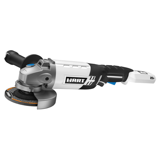 HART 20-Volt Cordless 4 1/2-Inch Angle Grinder (Battery Not Included)
