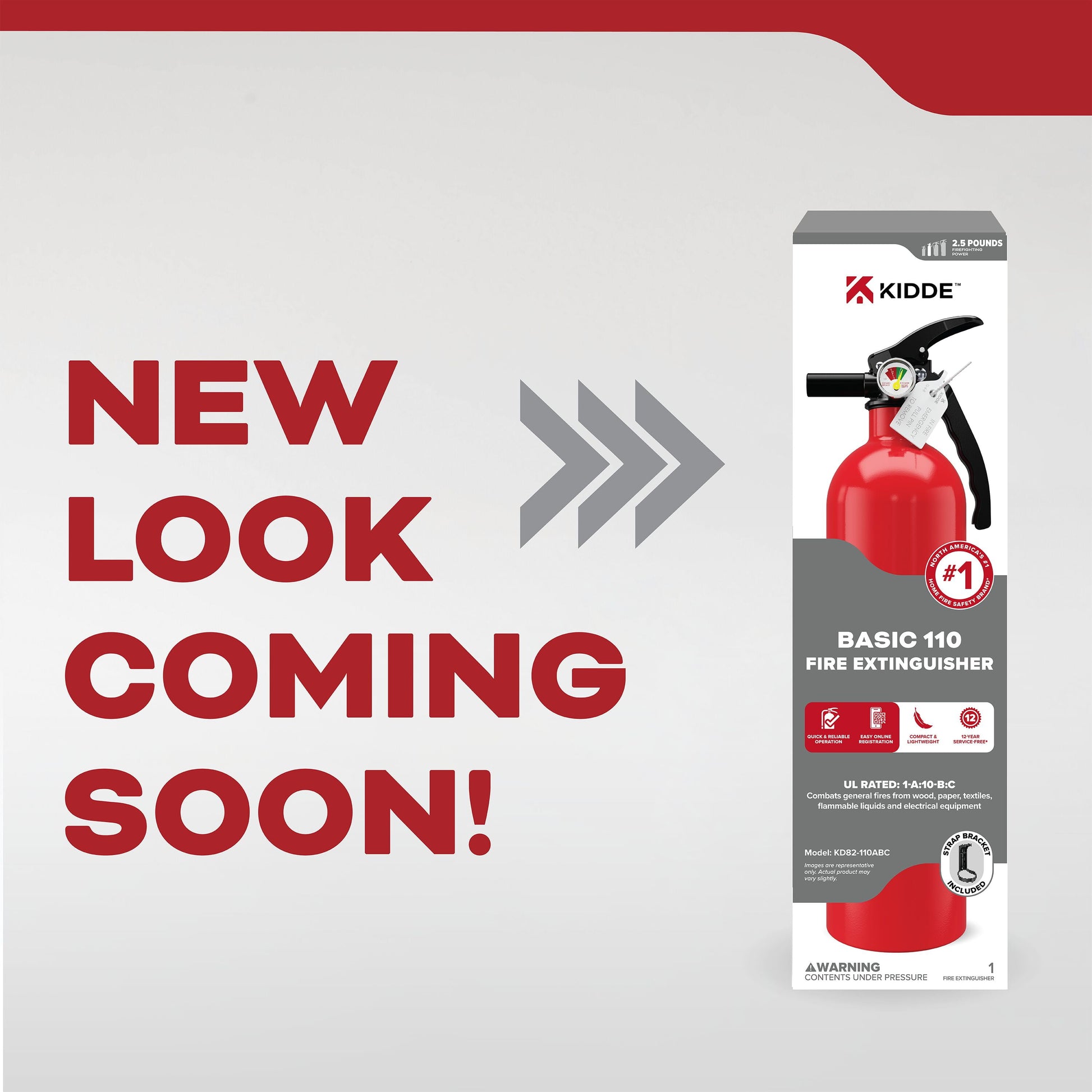 Kidde Basic Fire Extinguisher for Home, Residential 1A10BC