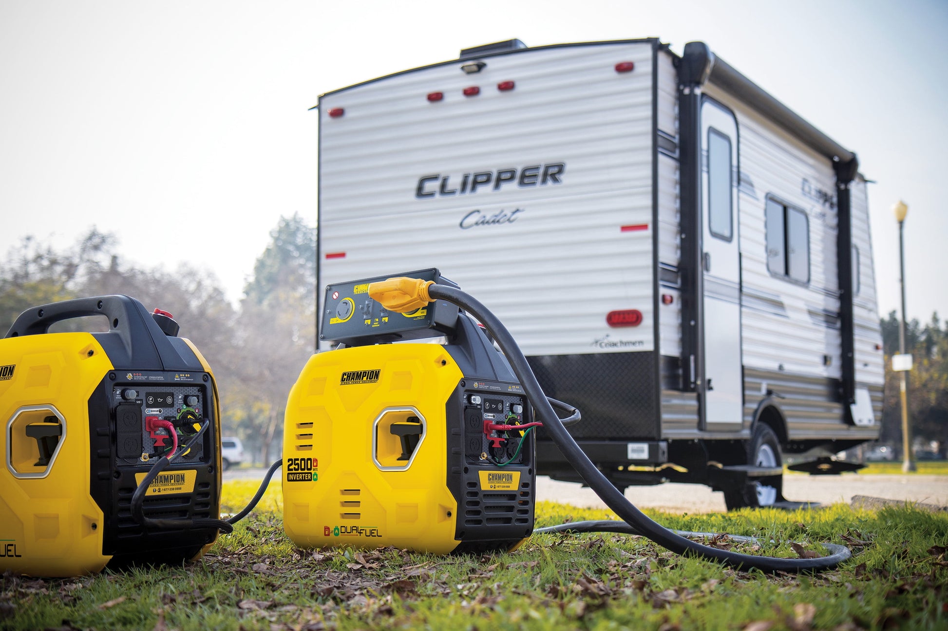 Champion Power Equipment 2500-Watt Ultralight Portable Dual Fuel Inverter Generator with CO Shield