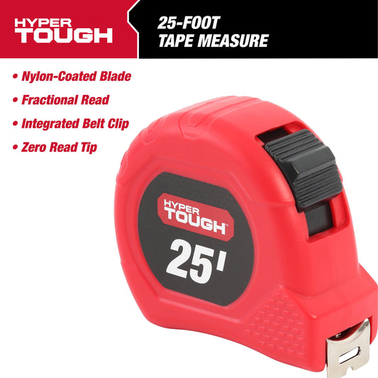 Hyper Tough 25 Foot Tape Measure