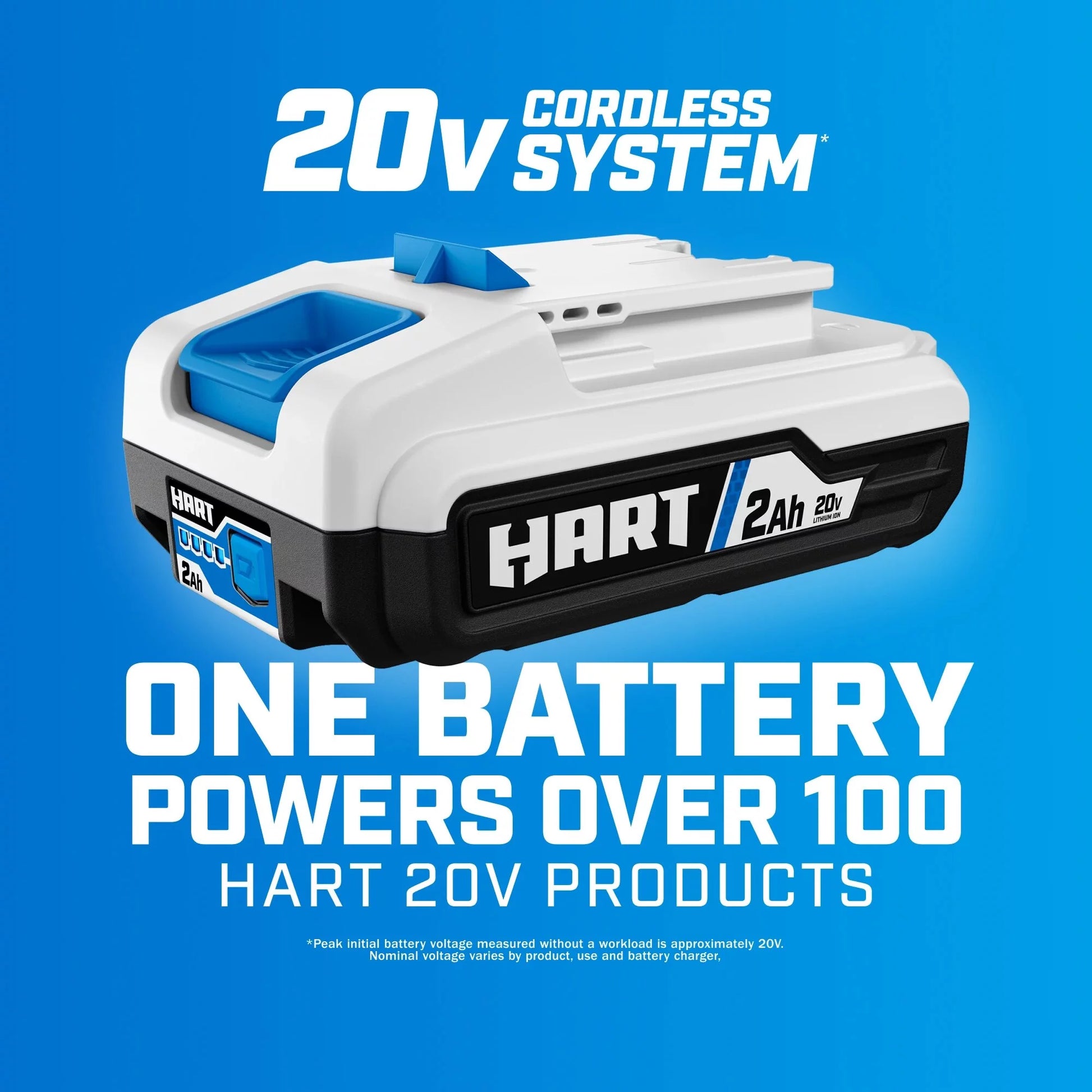HART 20-Volt Cordless 4 1/2-Inch Angle Grinder (Battery Not Included)