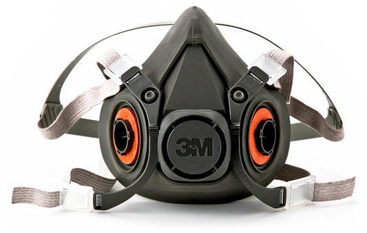 3M Half Facepiece Reusable Respirator 6300/07026(AAD), Respiratory Protection, Large (Pack of 1)